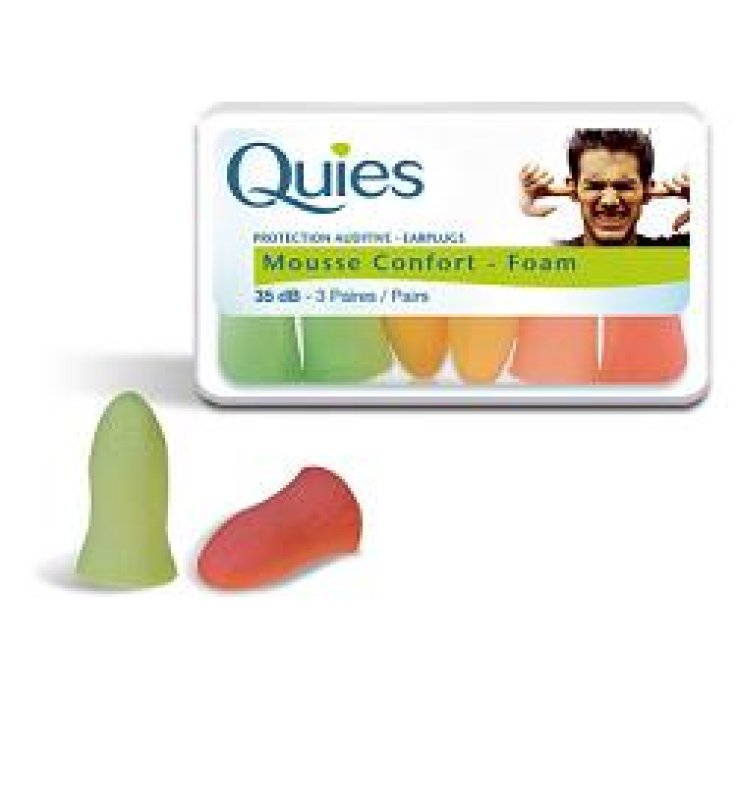 TAPPO AURICOLARE QUIES SCHIUMA 3 PAIA TAPPO AURICOLARE QUIES SCHIUMA 3 PAIA