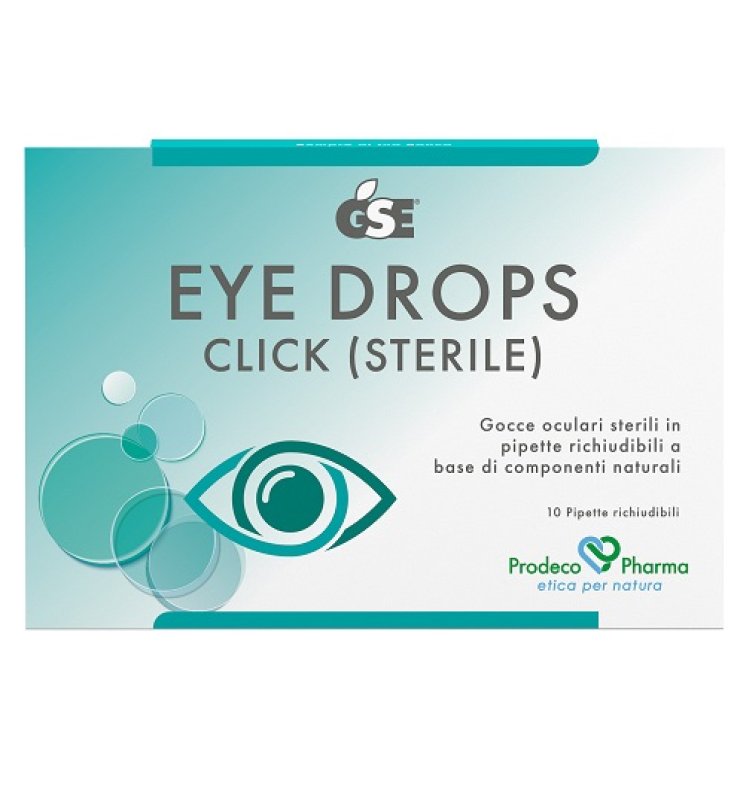 GSE EYE DROPS CLICK GOCCE OCULARI 10 PIPETTE 0,5 ML GSE EYE DROPS CLICK GOCCE OCULARI 10 PIPETTE 0,5 ML