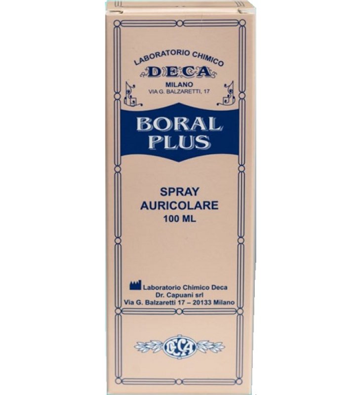BORAL PLUS SPRAY AURICOLARE 100 ML BORAL PLUS SPRAY AURICOLARE 100 ML