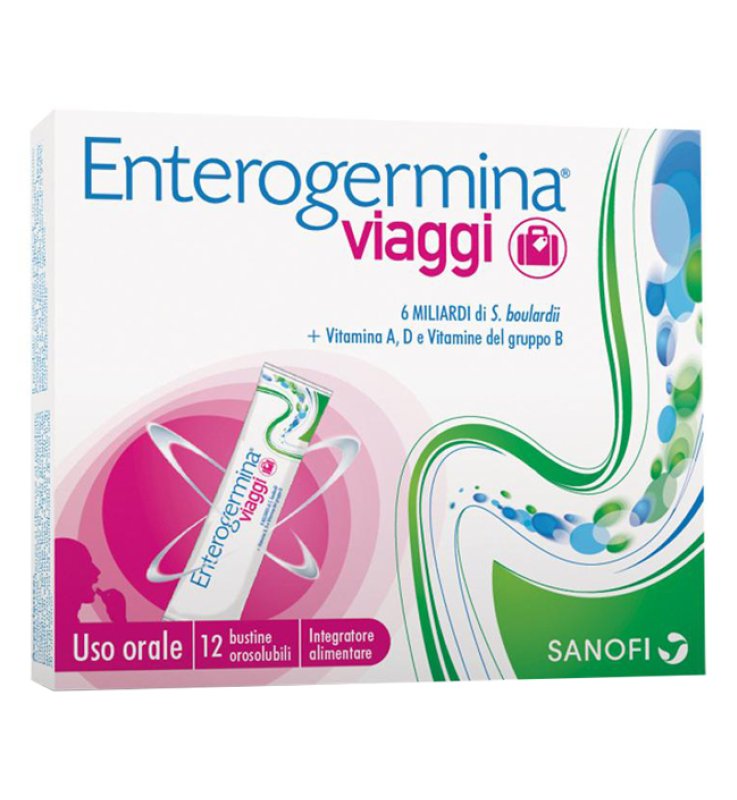 ENTEROGERMINA VIAGGI 12 BUSTINE OROSOLUBILI CONFEZIONE STANDARD