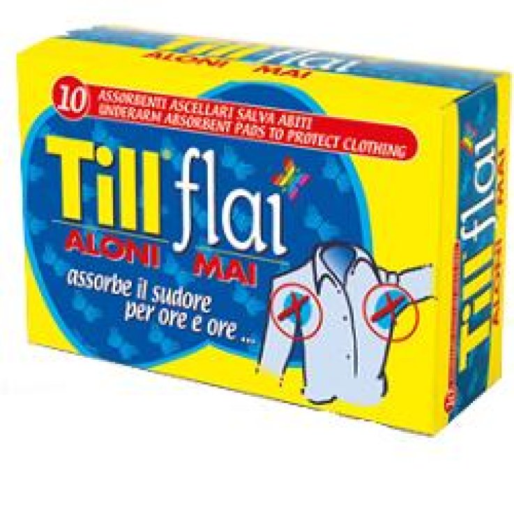 TILL FLAI ASSORBENTI ASCELLARI 10 PEZZI TILL FLAI ASSORBENTI ASCELLARI 10 PEZZI