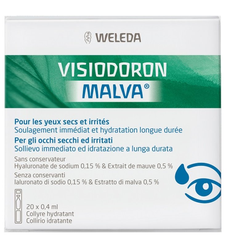 GOCCE OCULARI VISIODORON MALVA 20 MONODOSE DA 0,4 ML GOCCE OCULARI VISIODORON MALVA 20 MONODOSE DA 0,4 ML