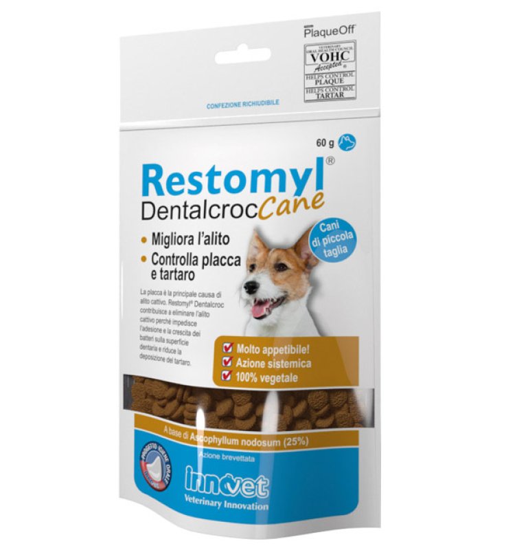 RESTOMYL DENTALCROC CANI PICCOLA TAGLIA BUSTA 60 G