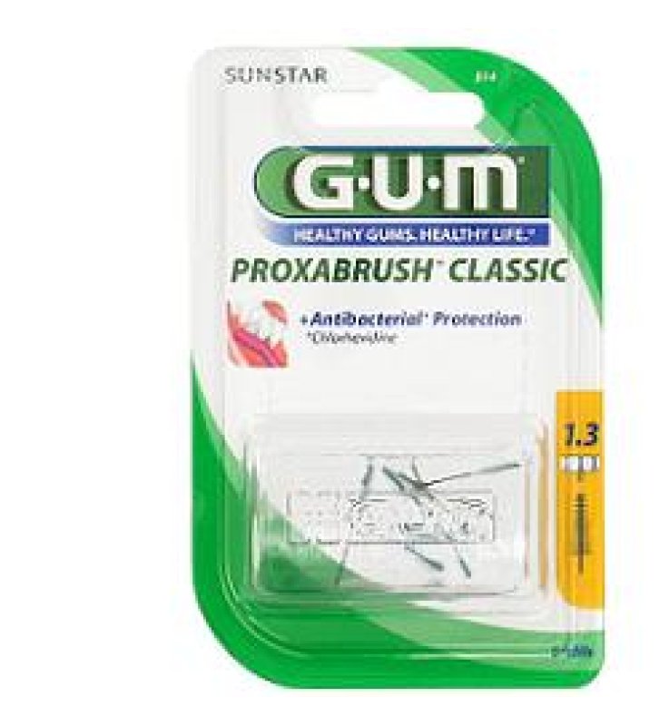 GUM PROXABRUSH CLASSIC 514 SCOVOLINO INTERDENTALE 8 PEZZI GUM PROXABRUSH CLASSIC 514 SCOVOLINO INTERDENTALE 8 PEZZI
