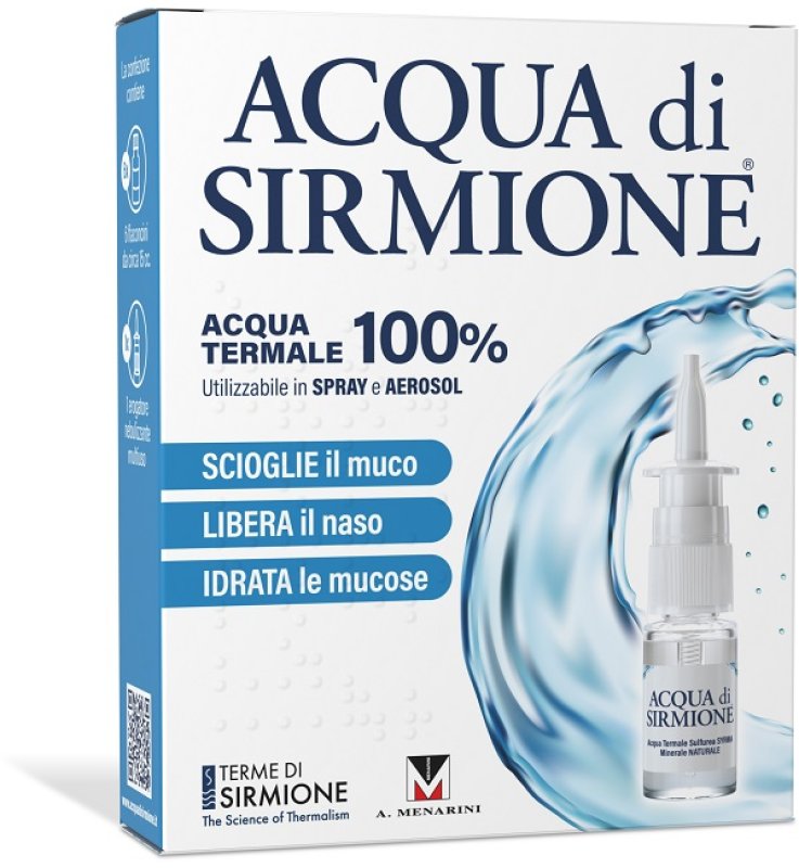 ACQUA SIRMIONE MINERALE NATURALE 6 FIALE 15 ML