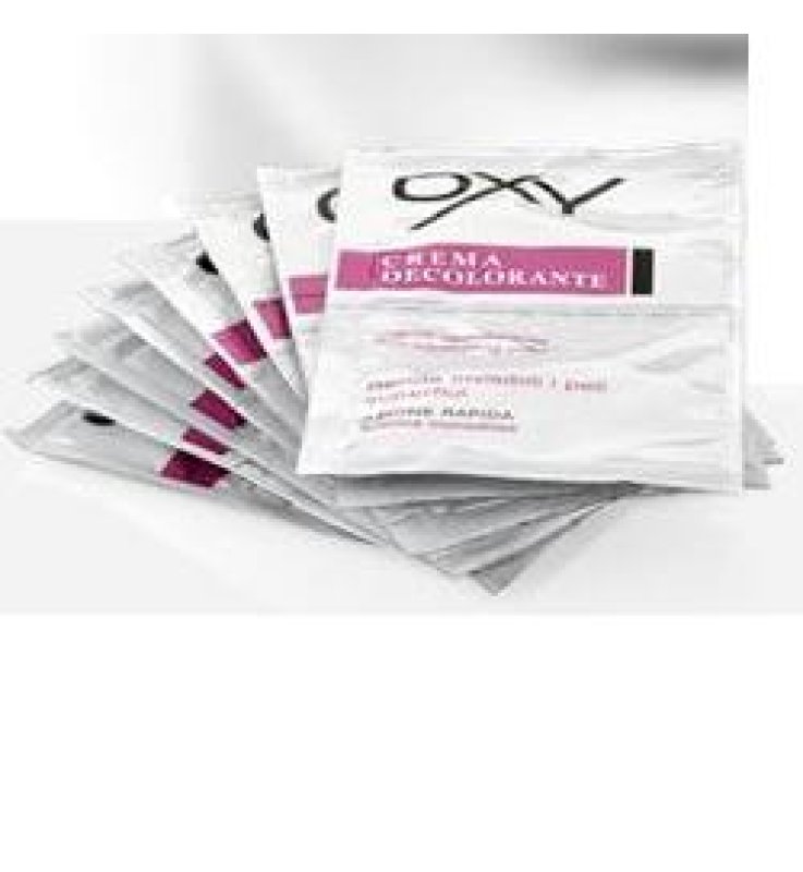 OXY CREMA DECOLORANTE RAPID 8 BUSTINE MONODOSE DA 9,38 ML L'UNA
