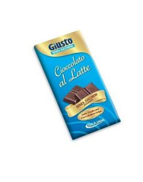 GIUSTO SENZA ZUCCHERO TAVOLETTE CACAO LATTE 85 G