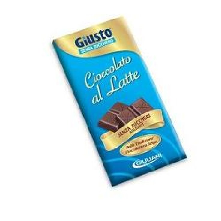 GIUSTO SENZA ZUCCHERO TAVOLETTE CACAO LATTE 85 G GIUSTO SENZA ZUCCHERO TAVOLETTE CACAO LATTE 85 G