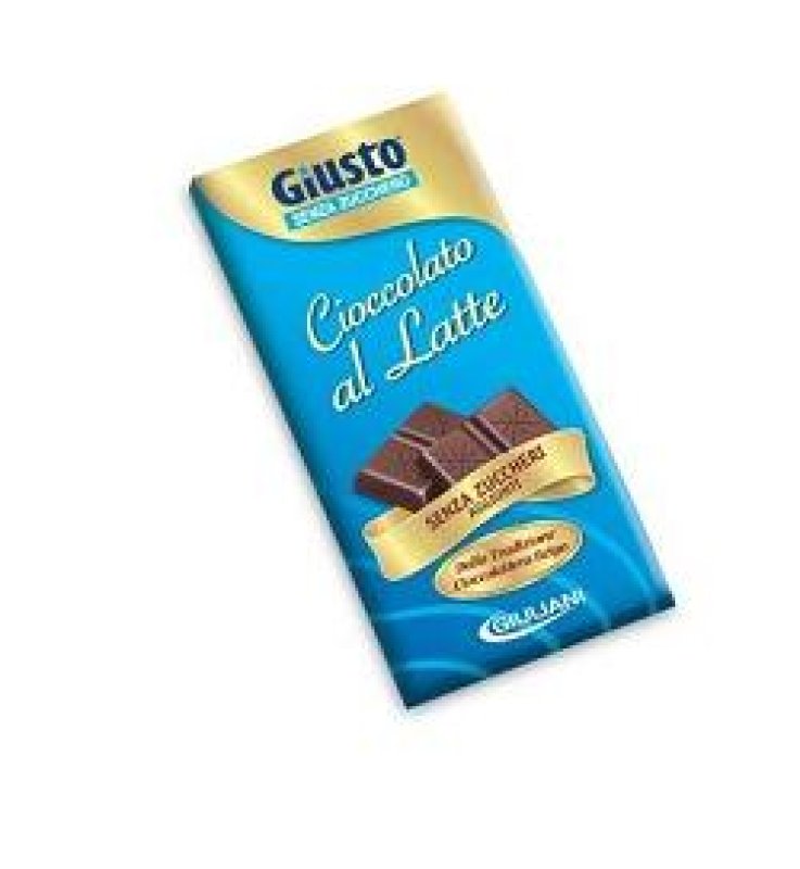 GIUSTO SENZA ZUCCHERO TAVOLETTE CACAO LATTE 85 G