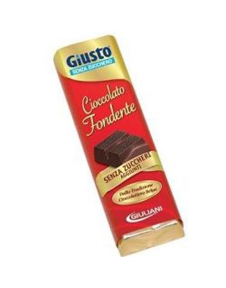 GIUSTO SENZA ZUCCHERO CIOCCOLATO FONDENTE 42 G