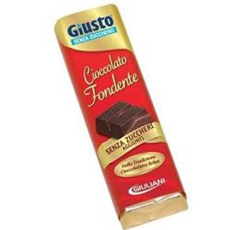 GIUSTO SENZA ZUCCHERO CIOCCOLATO FONDENTE 42 G GIUSTO SENZA ZUCCHERO CIOCCOLATO FONDENTE 42 G