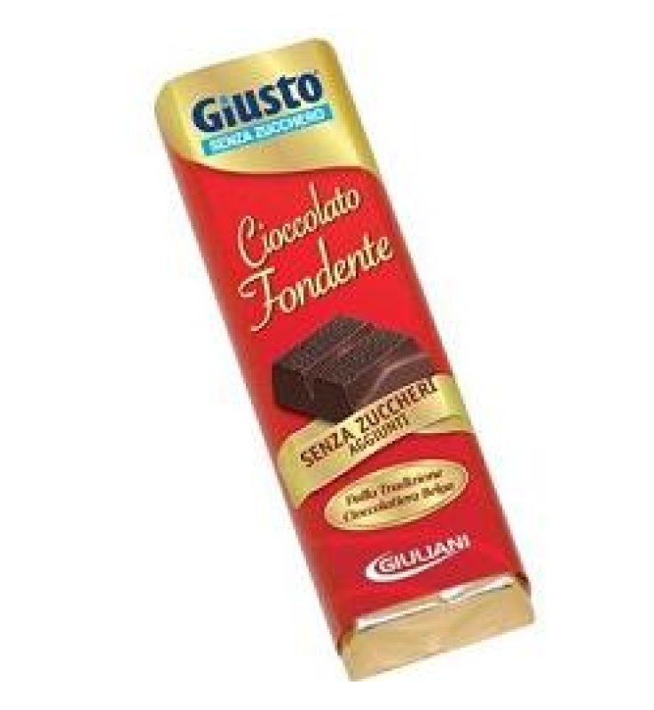 GIUSTO SENZA ZUCCHERO CIOCCOLATO FONDENTE 42 G