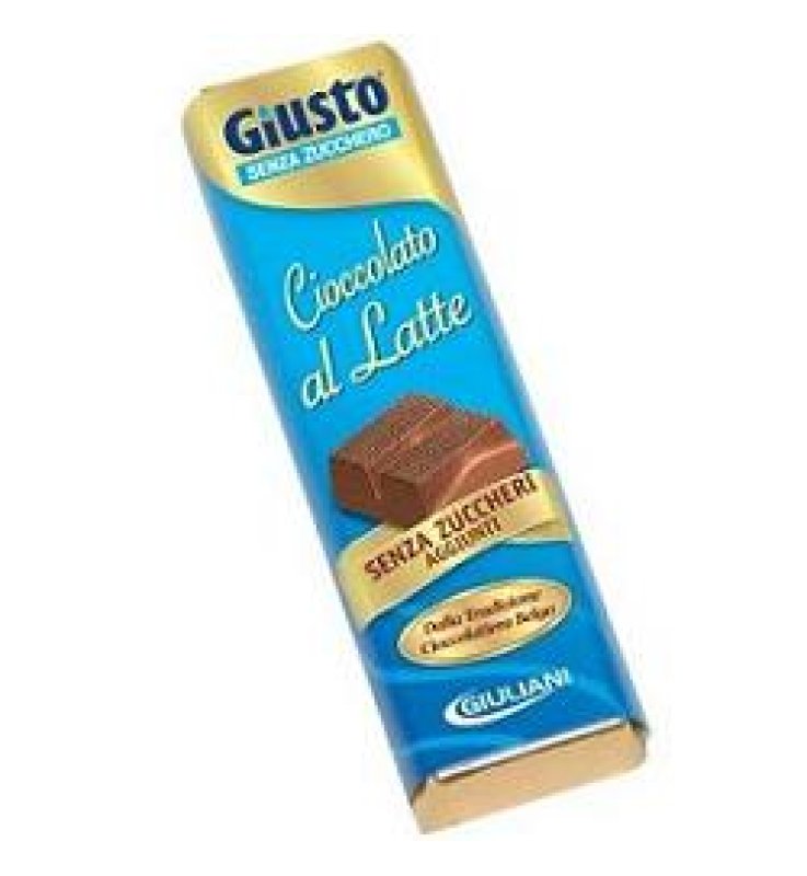 GIUSTO SENZA ZUCCHERO CIOCCOLATO LATTE 42 G