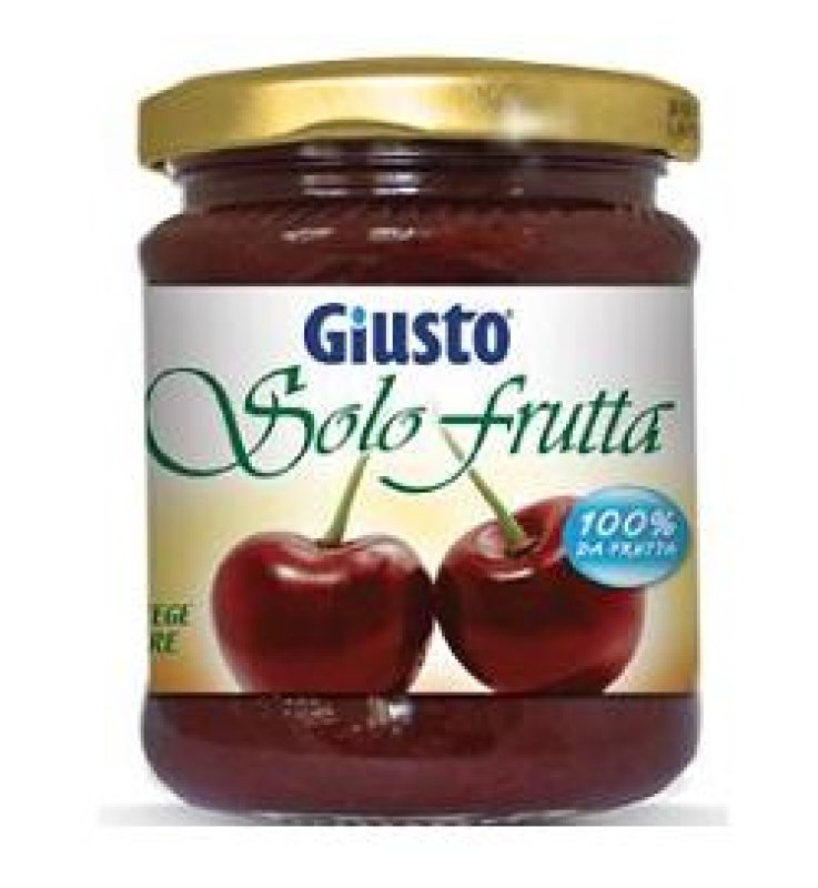 GIUSTO SOLO FRUTTA MARMELLATA CILIEGIE NERE 284 G