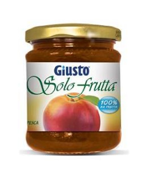 GIUSTO SOLO FRUTTA MARMELLATA PESCHE 284 G