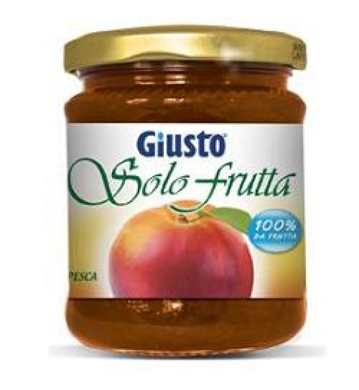 GIUSTO SOLO FRUTTA MARMELLATA PESCHE 284 G