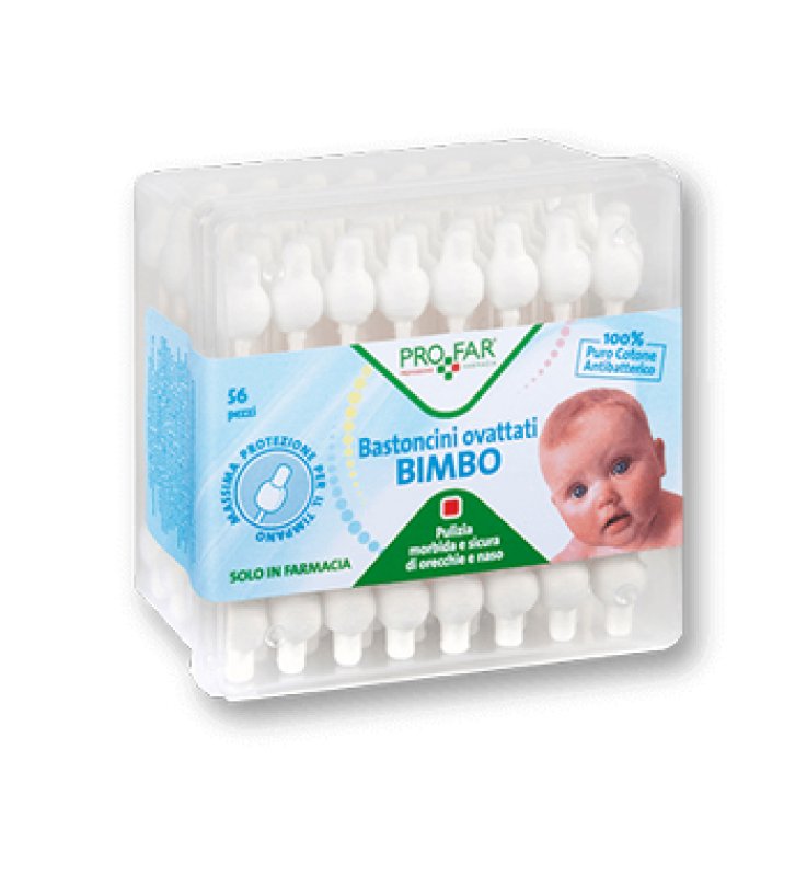 PROFAR BASTONCINI OVATTATI BAMBINI 56 PEZZI PROFAR BASTONCINI OVATTATI BAMBINI 56 PEZZI