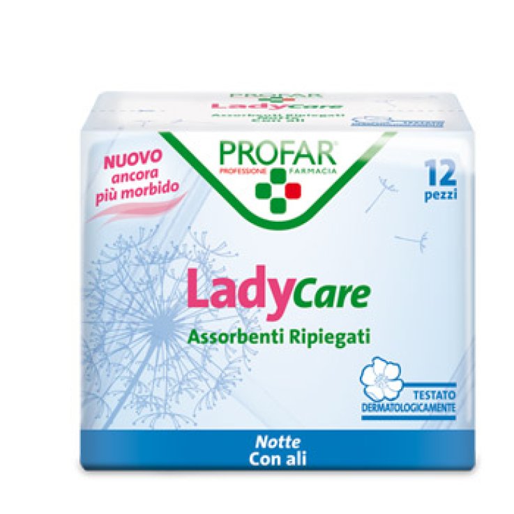 LADYCARE ASSORBENTI NOTTE ALI 12 PEZZI PROFAR LADYCARE ASSORBENTI NOTTE ALI 12 PEZZI PROFAR