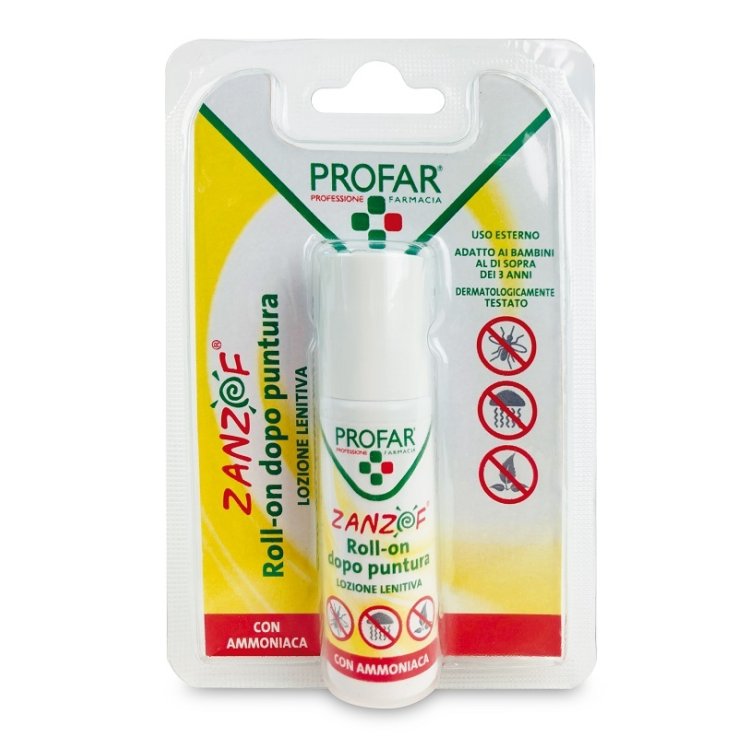 ZANZOF LOZIONE POST PUNTURA CON AMMONIACA ROLL-ON 20 ML PROFAR ZANZOF LOZIONE POST PUNTURA CON AMMONIACA ROLL-ON 20 ML PROFAR
