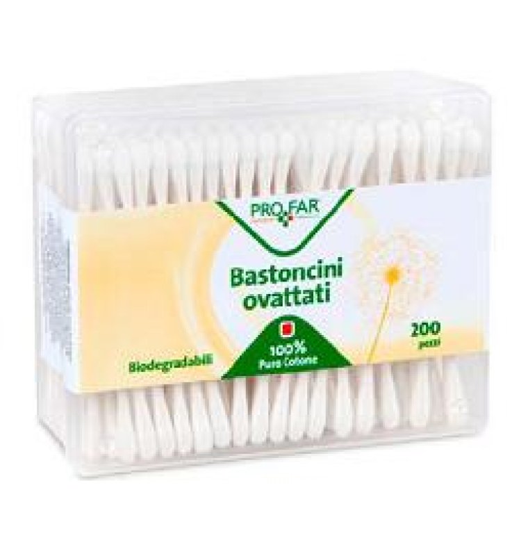 PROFAR BASTONCINI OVATTATI 200 PEZZI PROFAR BASTONCINI OVATTATI 200 PEZZI