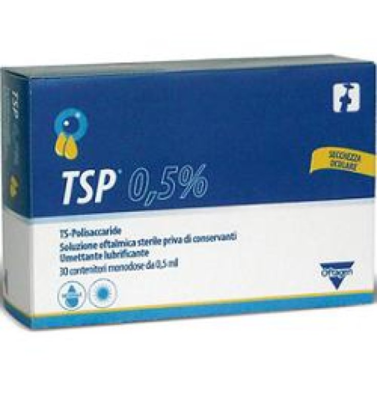 TSP 0,5% SOLUZIONE OFTALMICA UMETTANTE LUBRIFICANTE 30 FLACONCINI MONODOSE 0,5 ML