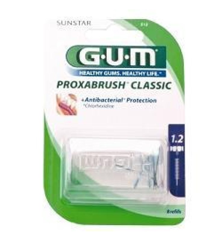 GUM PROXABRUSH CLASSIC 512 SCOVOLINO INTERDENTALE 8 PEZZI
