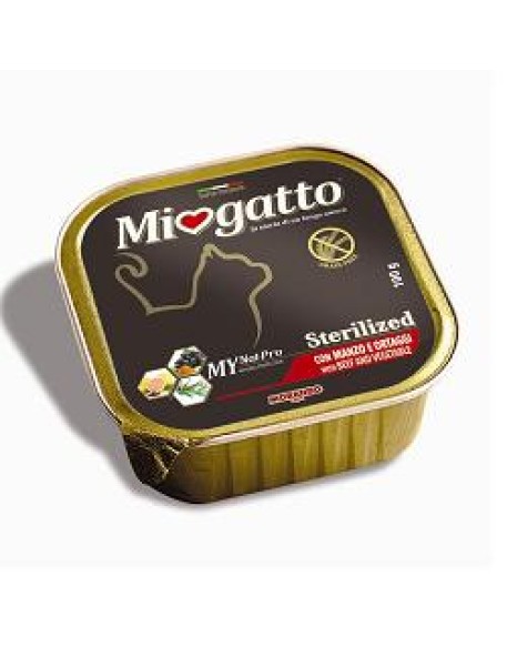 MIOGATTO STERIL MANZO/ORTAGGI GRAIN FREE 100 G