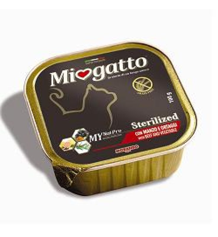 MIOGATTO STERIL MANZO/ORTAGGI GRAIN FREE 100 G