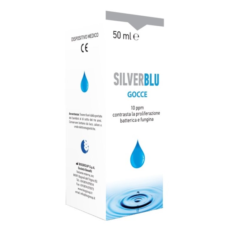 SILVER BLU GOCCE 50 ML SILVER BLU GOCCE 50 ML