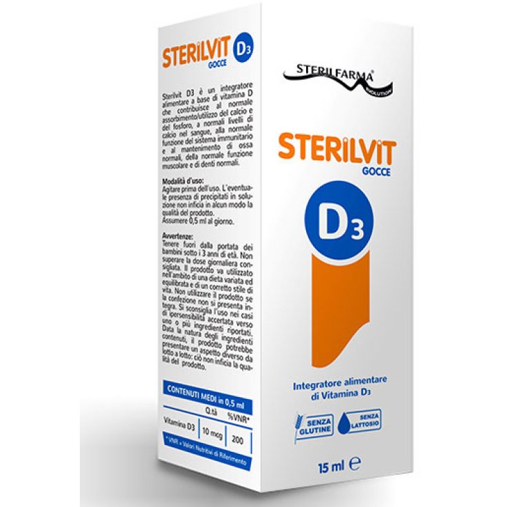 STERILVIT D3 GOCCE 15 ML STERILVIT D3 GOCCE 15 ML
