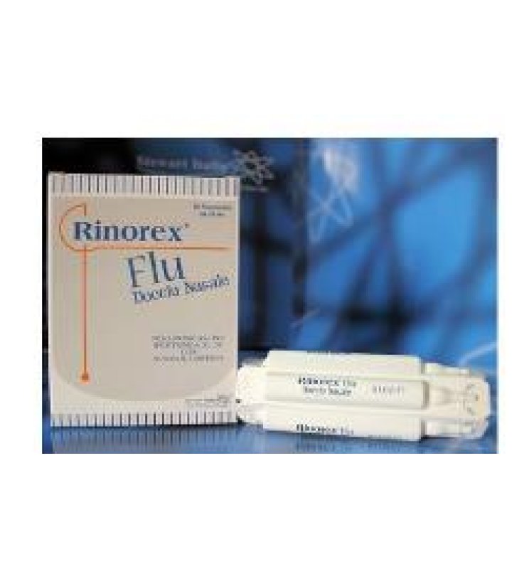 RINOREX FLU DOCCIA NASALE 10 FLACONCINI 10 ML RINOREX FLU DOCCIA NASALE 10 FLACONCINI 10 ML