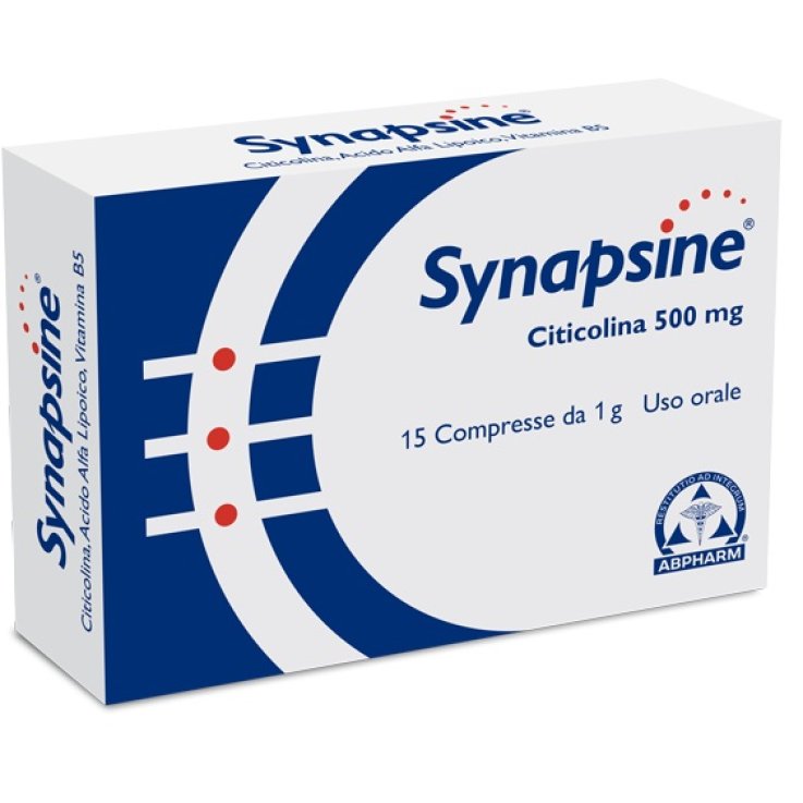 SYNAPSINE BLISTER 15 COMPRESSE ASTUCCIO 15 G SYNAPSINE BLISTER 15 COMPRESSE ASTUCCIO 15 G