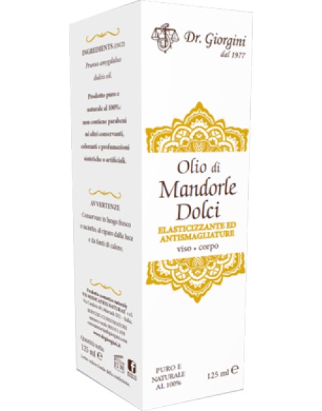 OLIO MANDORLE DOLCI 125ML GIORGI OLIO MANDORLE DOLCI 125ML GIORGI