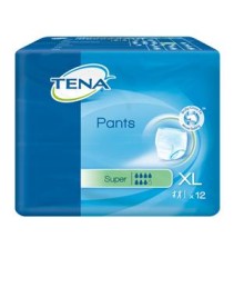 PANNOLONE PULL-UP TENA PANTS SUPER TAGLIA EXTRA LARGE 12 PEZZI