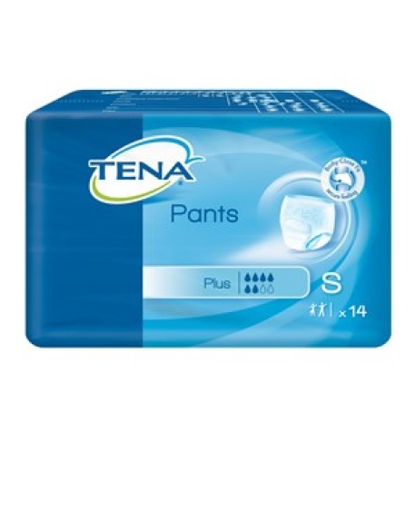 PANNOLONE A MUTANDINA TENA PANTS PLUS TAGLIA SMALL 14 PEZZI