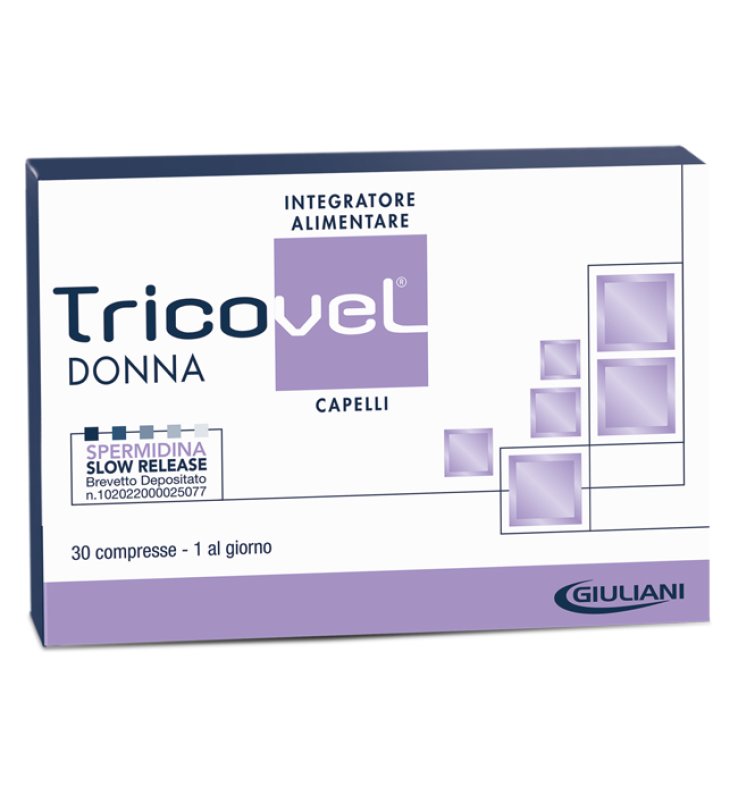 TRICOVEL DONNA INTEGRATORE ALIMENTARE CON NUTRIENTI SPECIFICI PER CAPELLI 30 COMPRESSE