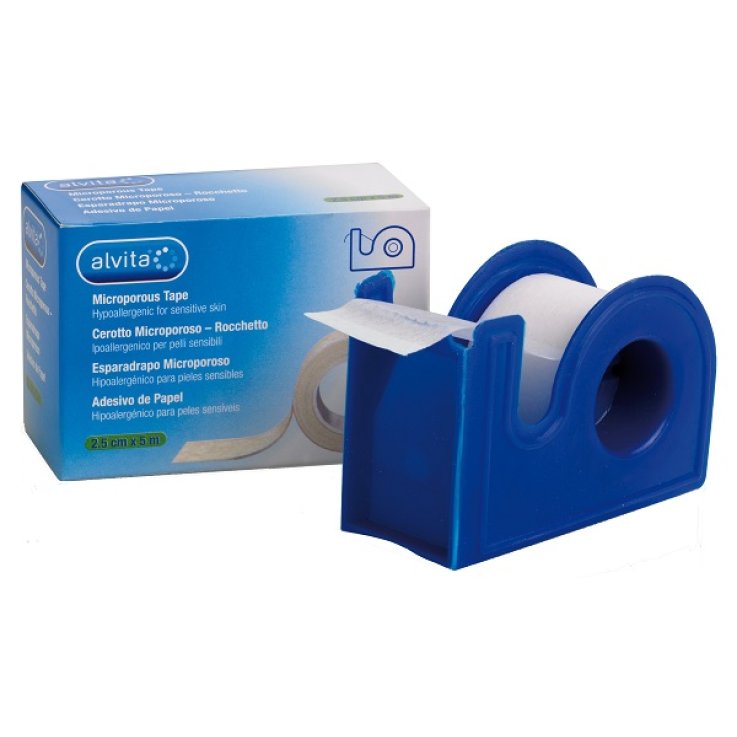 ALVITA MICROPOR TAPE 2,50CMX5M ALVITA MICROPOR TAPE 2,50CMX5M