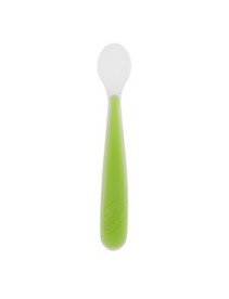 CHICCO CUCCHIAIO MORBIDO SILICONE 6M+ VERDE UP