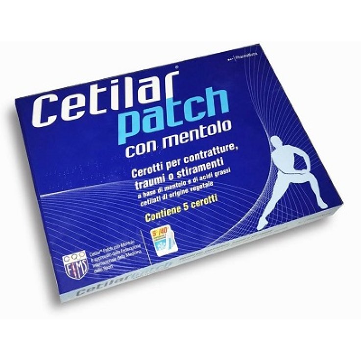 CEROTTO MONOUSO CETILAR PATCH CON MENTOLO 5 PEZZI CEROTTO MONOUSO CETILAR PATCH CON MENTOLO 5 PEZZI