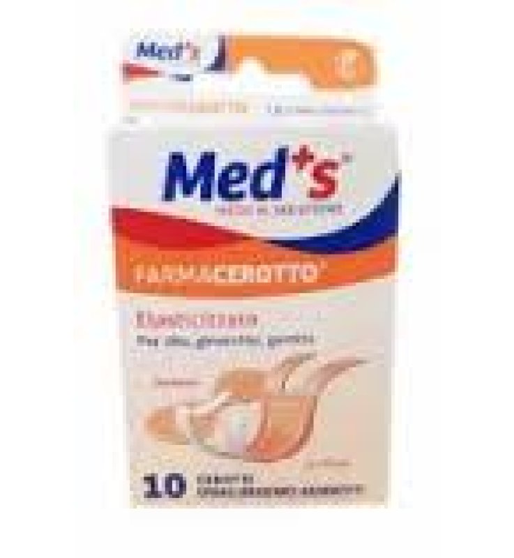 CEROTTO MEDS STRIP TELA IPOALLERGENICO ELASTICIZZATO ASSORTITI 10 PEZZI