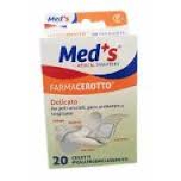 CEROTTO MEDS STRIP DELICATO TESSUTO NON TESSUTO ASSORTITI 20PEZZI CEROTTO MEDS STRIP DELICATO TESSUTO NON TESSUTO ASSORTITI 20PEZZI