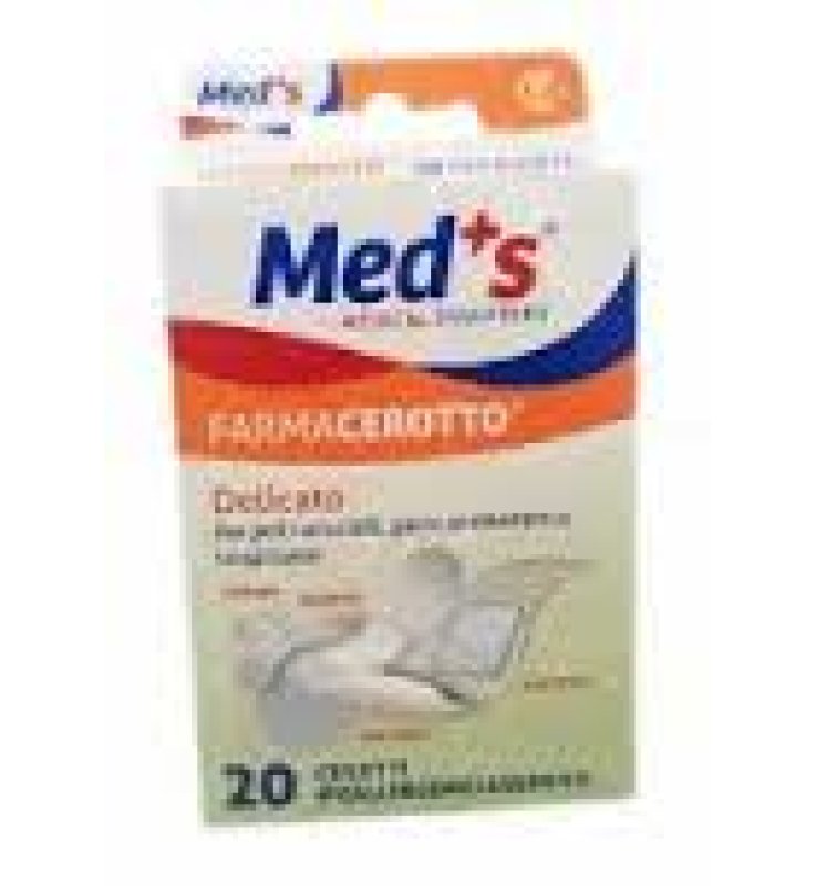 CEROTTO MEDS STRIP DELICATO TESSUTO NON TESSUTO ASSORTITI 20PEZZI