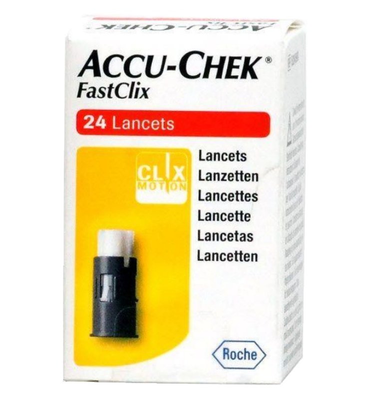 LANCETTE PUNGIDITO ACCU-CHEK FASTCLIX 24 PEZZI
