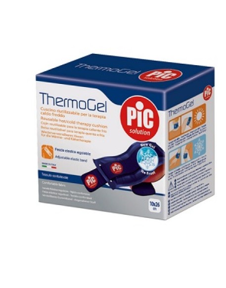 THERMOGEL CUSCINO TERAPIA CALDO FREDDO 10X26 CM CON FASCIA ELASTICA