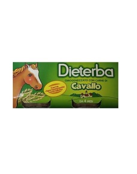 DIETERBA OMOGENEIZZATO CAVALLO 3 PEZZI 80 G