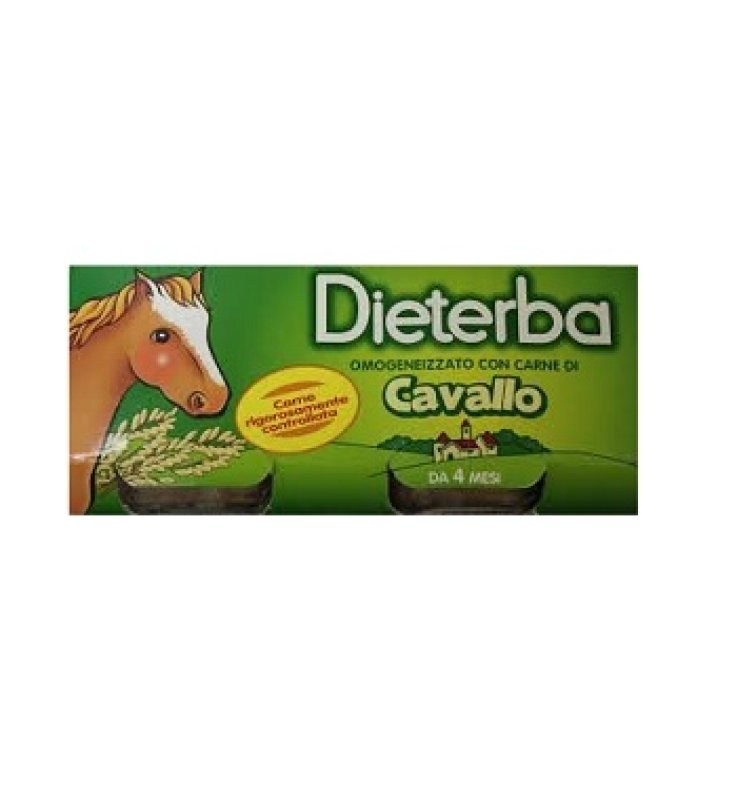 DIETERBA OMOGENEIZZATO CAVALLO 3 PEZZI 80 G