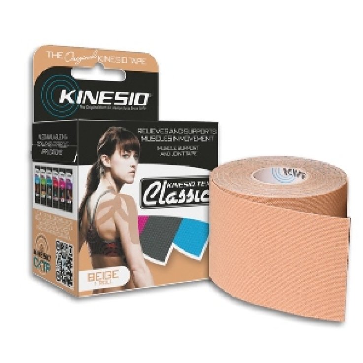 KINESIO TEX CLASSIC W/R BEIGE CM 5 X 4 MT 1 PEZZO KINESIO TEX CLASSIC W/R BEIGE CM 5 X 4 MT 1 PEZZO