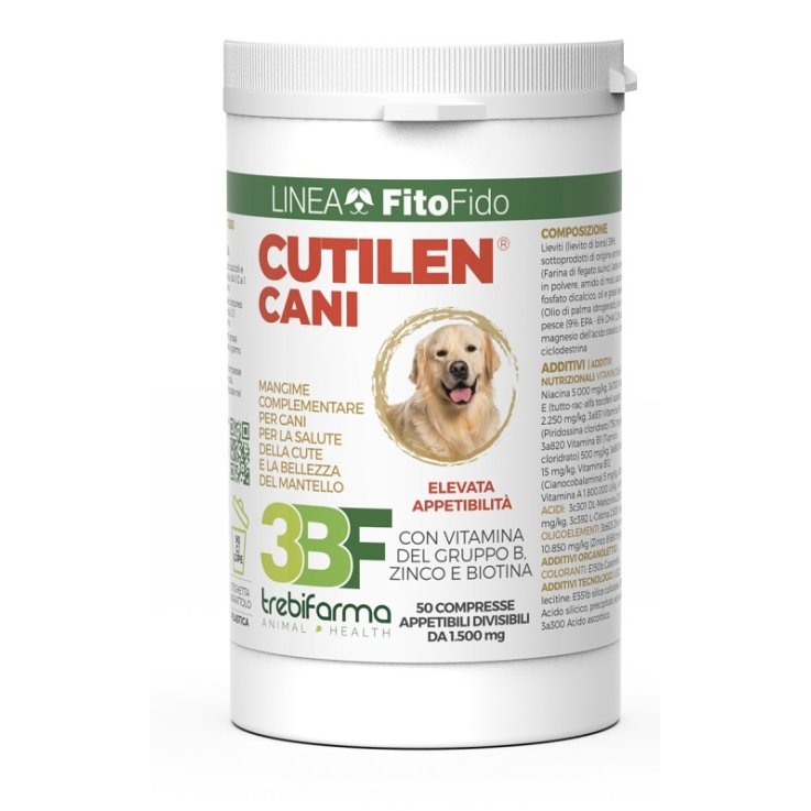 CUTILEN CANI 50 COMPRESSE BARATTOLO 75 G CUTILEN CANI 50 COMPRESSE BARATTOLO 75 G