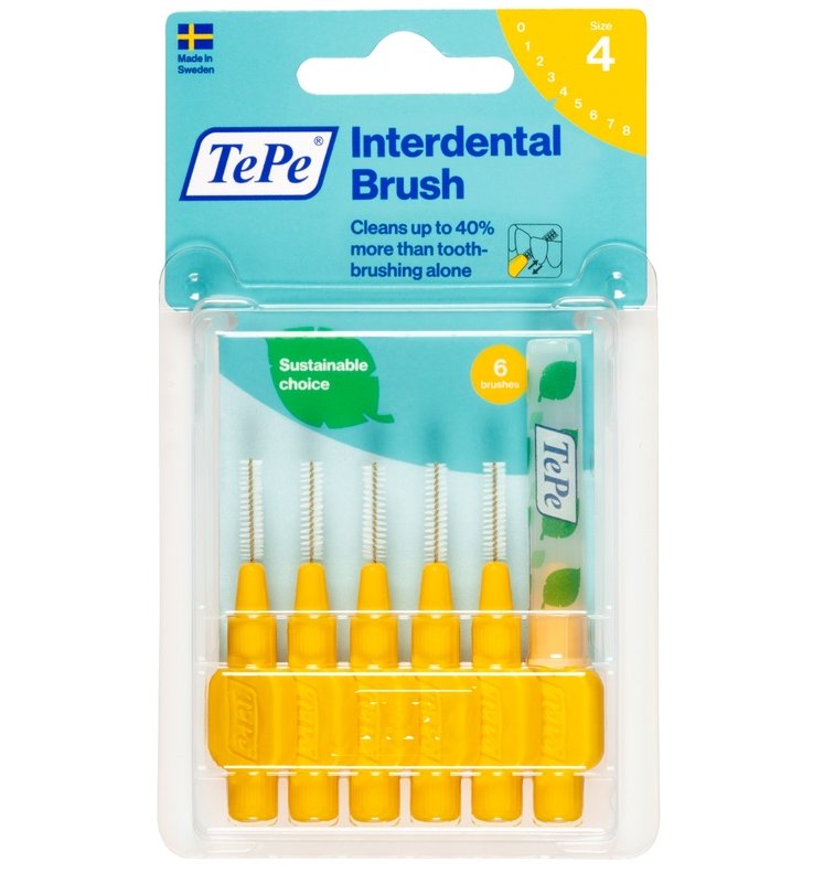 TEPE SCOVOLINI GIALLO 0,7 6 PEZZI