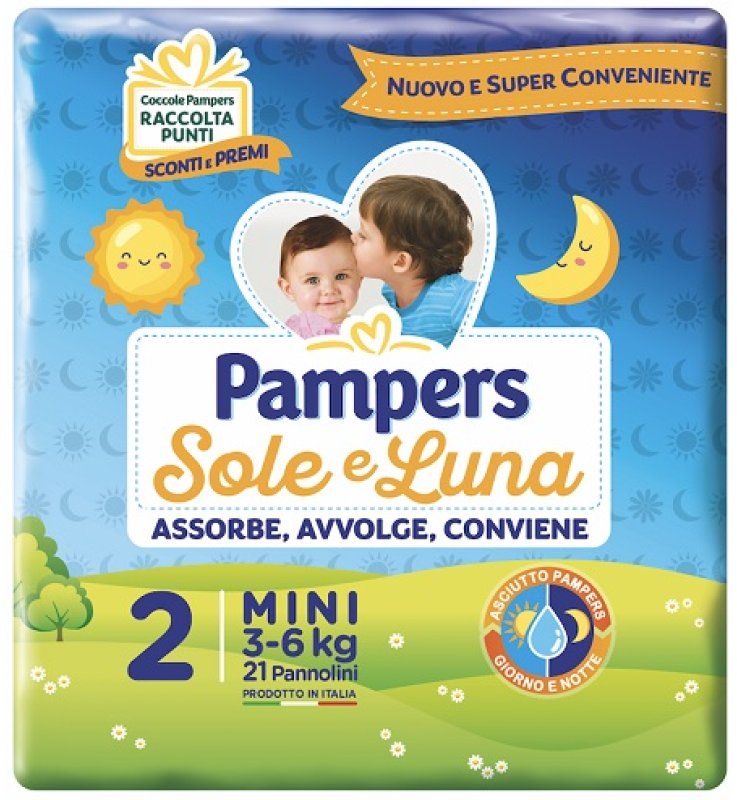 PAMPERS SOLE&LUNA MIN 21PZ 9488<